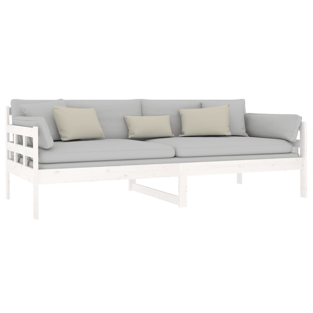 Day Bed | White | Solid pine wood | 90 x 200 cm