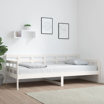 Day Bed | White | Solid pine wood | 90 x 200 cm
