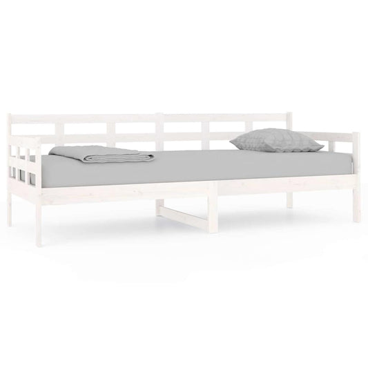 Day Bed without Mattress White Solid Wood Pine 80x200 cm