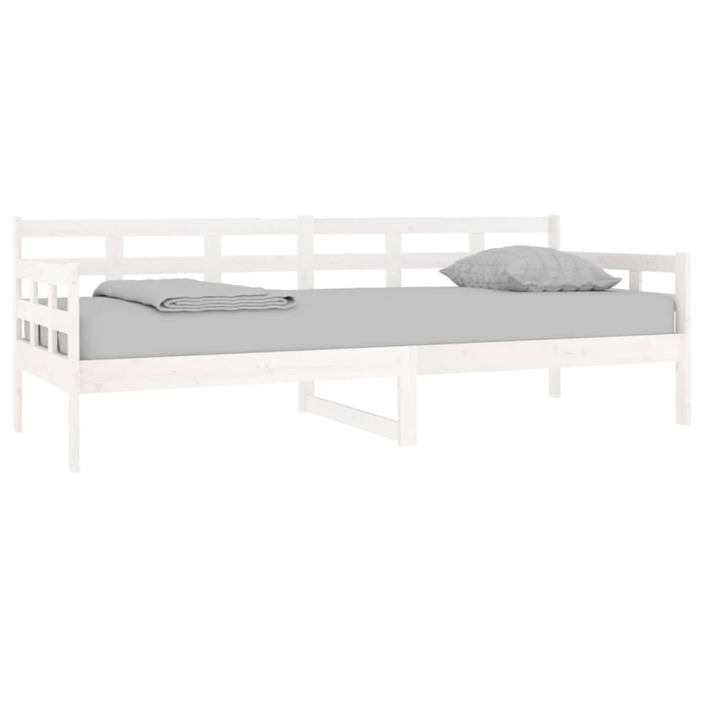 Day Bed | White | Solid pine wood | 80x200 cm