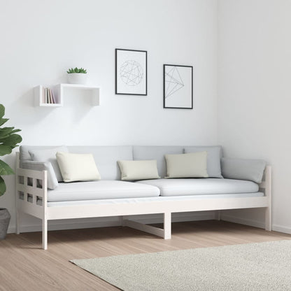 Day Bed | White | Solid pine wood | 80x200 cm