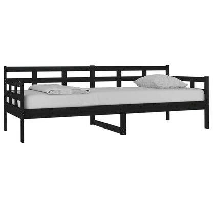 Day Bed | Black | Solid pine wood | Single