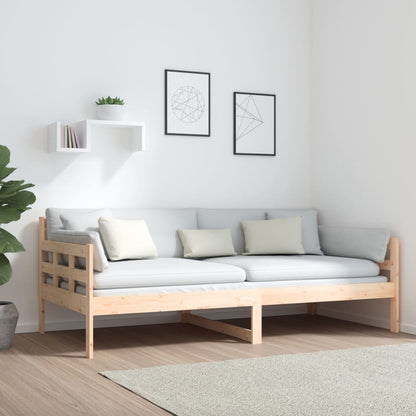 Day Bed | Natural Pine | Solid Pine Wood | Single size