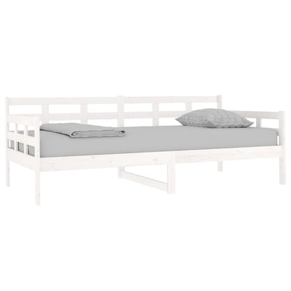 Day Bed | White | Solid pine wood | Single | Convertible