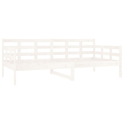 Day Bed | White | Solid pine wood | Single | Convertible