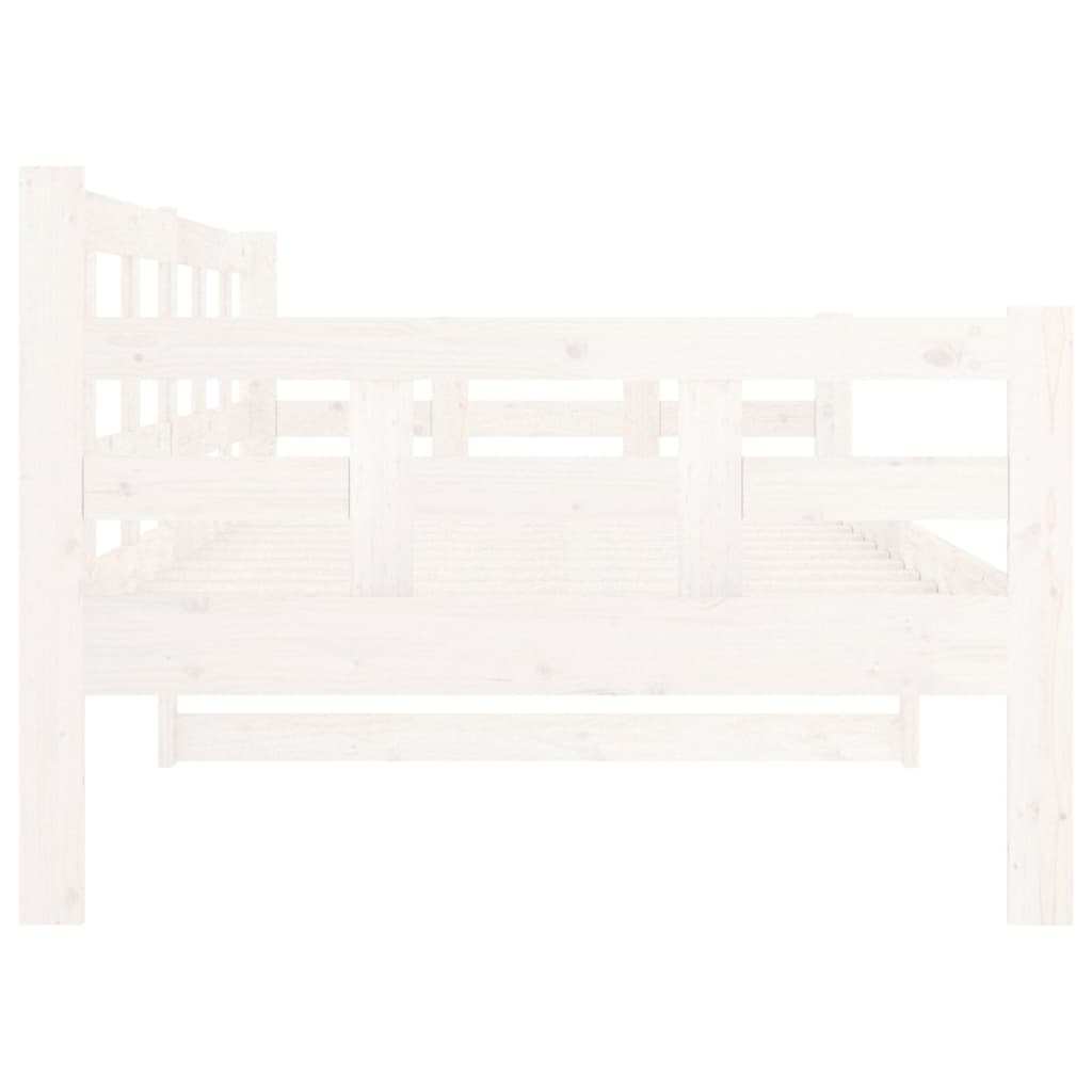 Day Bed | White | Solid pine wood | Single | Convertible