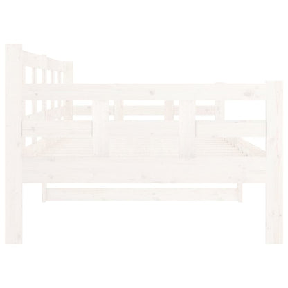 Day Bed | White | Solid pine wood | Single | Convertible