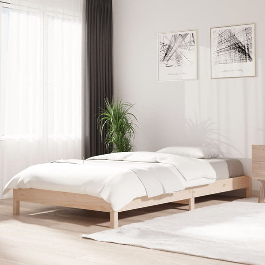 Stack Bed | Natural Pine | Solid pine wood | AU Single Size |  Stackable