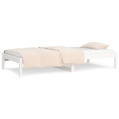 Day Bed | White | Solid Pine Wood | Small | Convertible