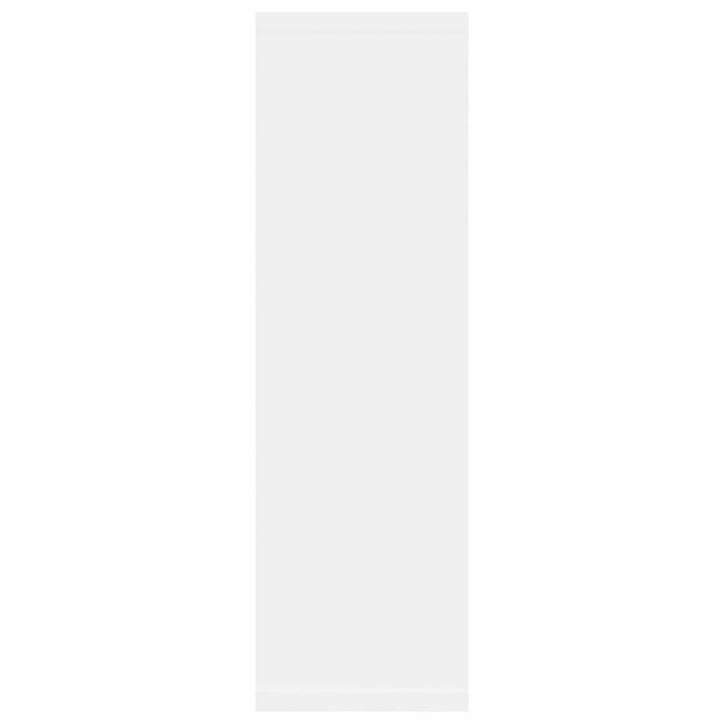 Wall Shelf White 85x16x52.5 cm Engineered Wood