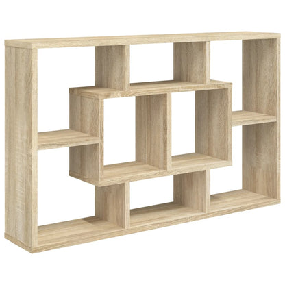 Wall Shelf Sonoma Oak 85x16x52.5 cm Engineered Wood