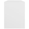 Dressing Stool White 70x35x45 cm Engineered Wood