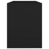 Dressing Stool Black 70x35x45 cm Engineered Wood