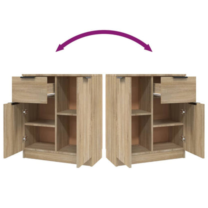 Sideboard Sonoma oak 60x30x70 cm Engineered Wood