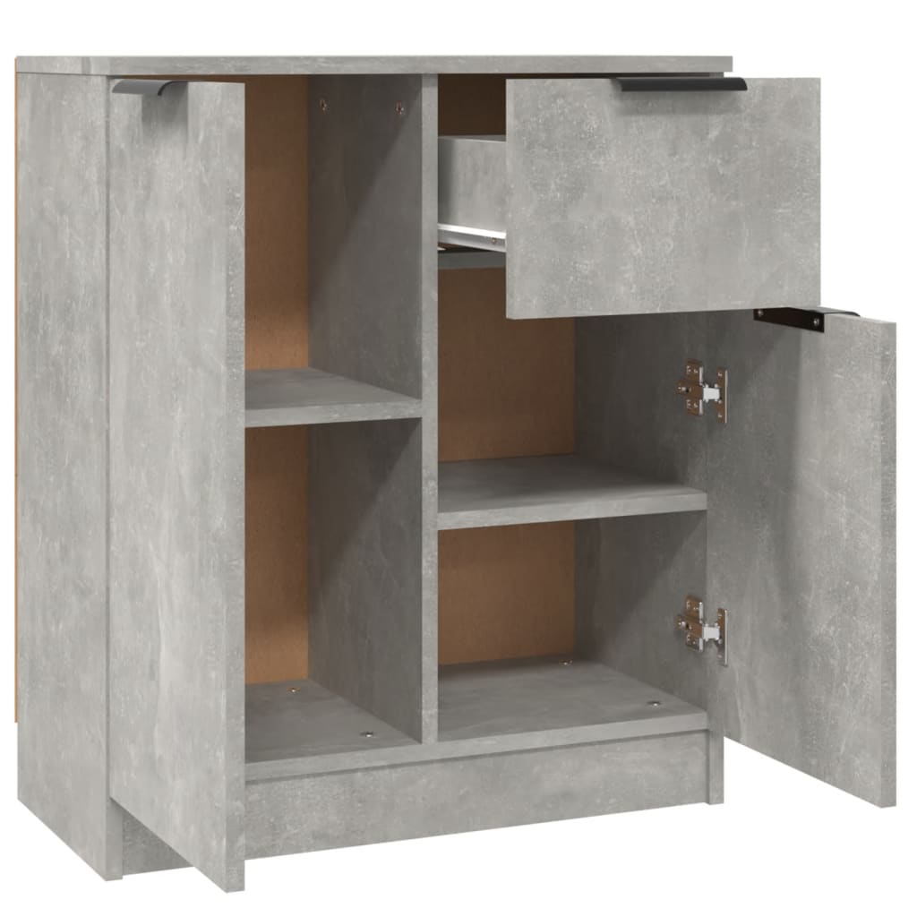 Sideboard Concrete Grey 60x30x70 cm Engineered Wood