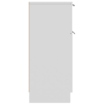Sideboards 2 pcs White 30x30x70 cm Engineered Wood