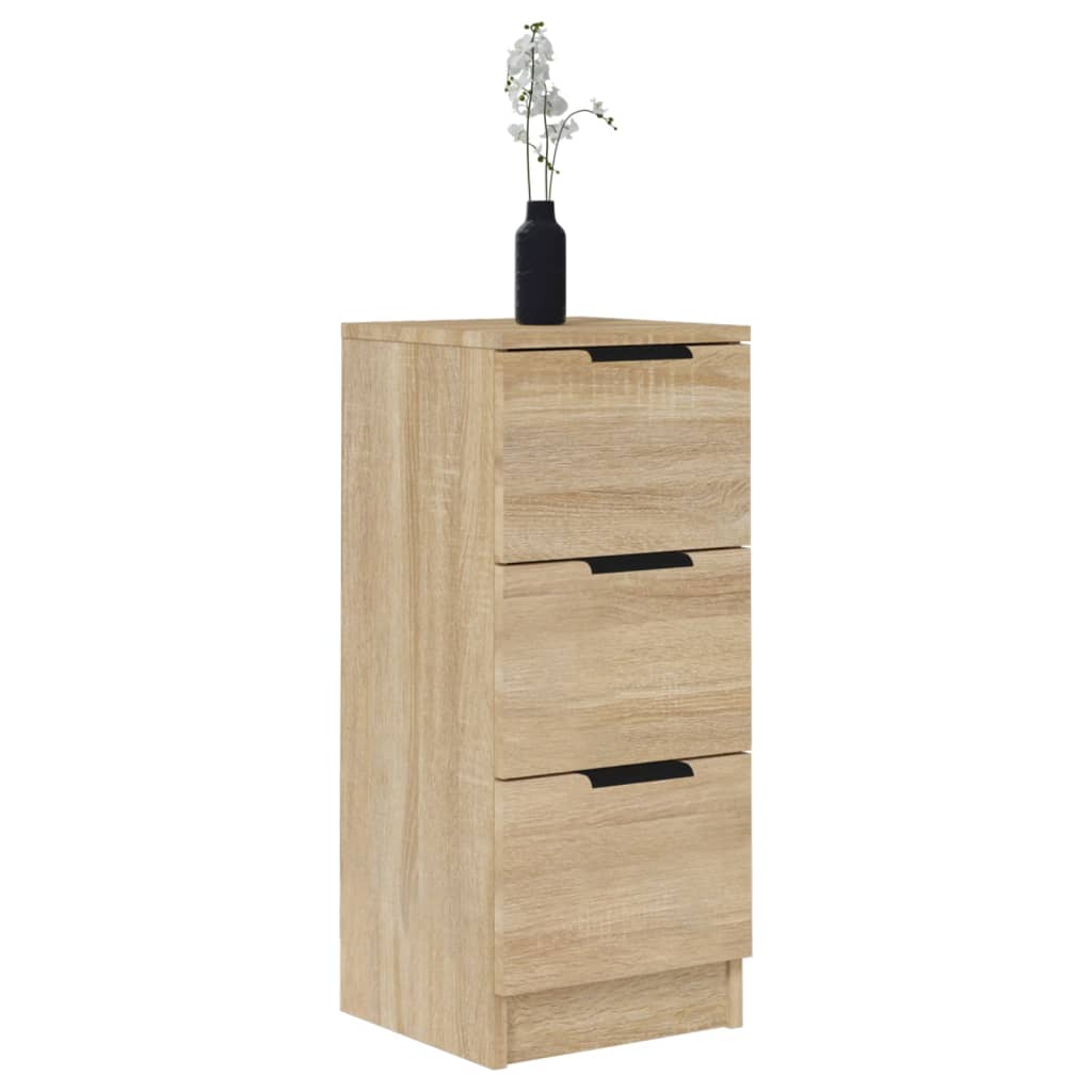 Sideboard Sonoma Oak 30x30x70 cm Engineered Wood