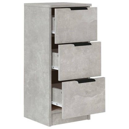 Sideboard Concrete Grey 30x30x70 cm Engineered Wood