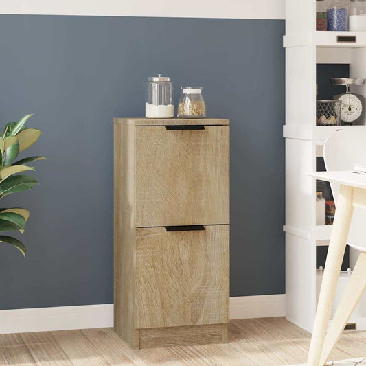 Sideboard Sonoma Oak 30x30x70 cm Engineered Wood