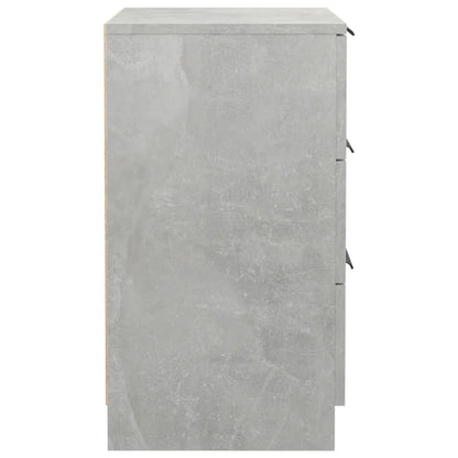 Bedside Cabinet Concrete Grey 40x36x65 cm