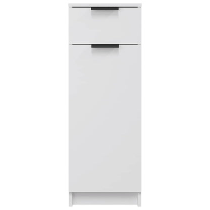 Bathroom Cabinet White 32x33.5x90 cm Engineered Wood
