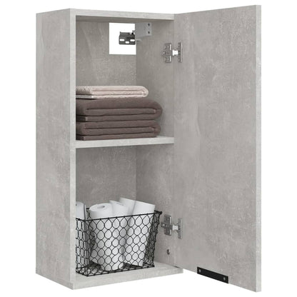 Wall-mounted Bathroom Cabinet Concrete Grey 32x20x67 cm