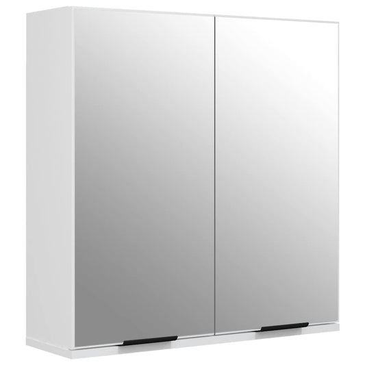 Bathroom Mirror Cabinet | White | Engineered wood | Medium