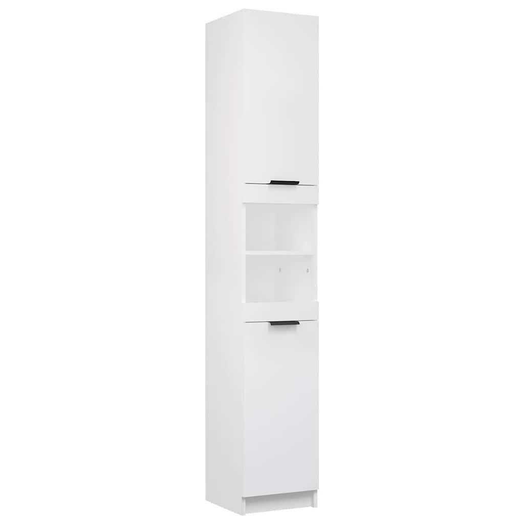 Bathroom Cabinet White 32x34x188.5 cm Engineered Wood