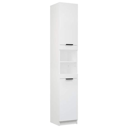 Bathroom Cabinet White 32x34x188.5 cm Engineered Wood