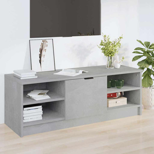 TV Cabinet Concrete Grey 102x35.5x36.5 cm Engineered Wood