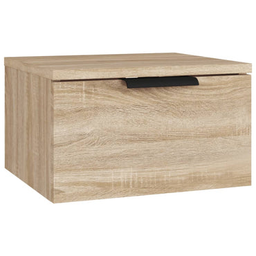 Wall-mounted Bedside Cabinet Sonoma Oak 34x30x20 cm