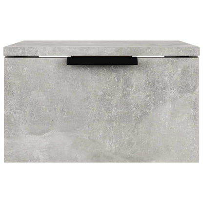 Wall-mounted Bedside Cabinet Concrete Grey 34x30x20 cm