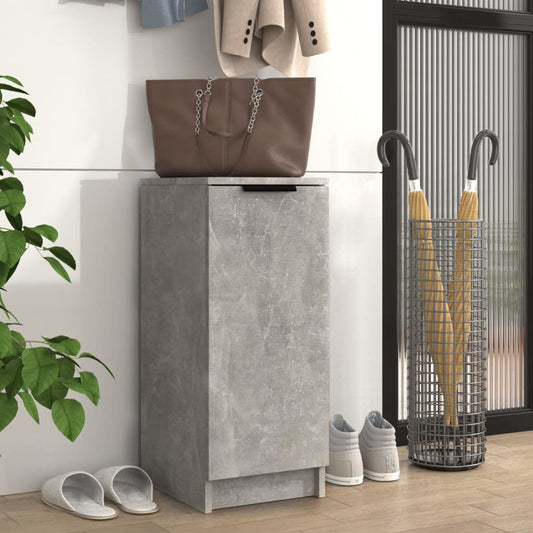 Shoe Cabinet | Concrete grey | Engineered wood | Compact | Shoe Cabinet