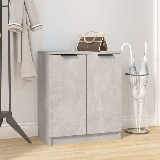 Shoe Cabinet | Concrete Grey | Engineered Wood | Medium | Cabinet