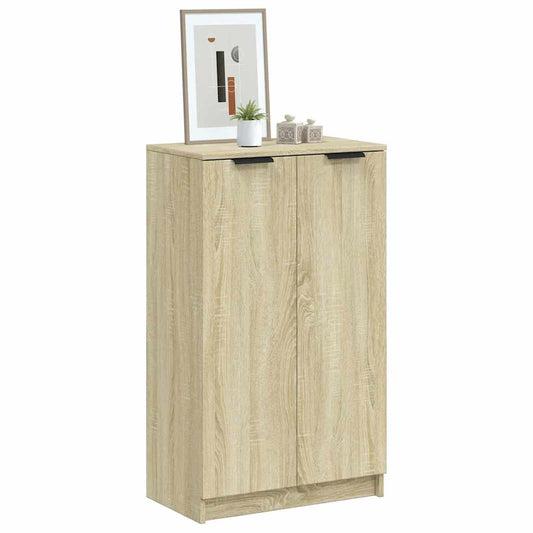 Shoe Cabinet | Sonoma Oak | Engineered Wood | Medium | Shoe Cabinet