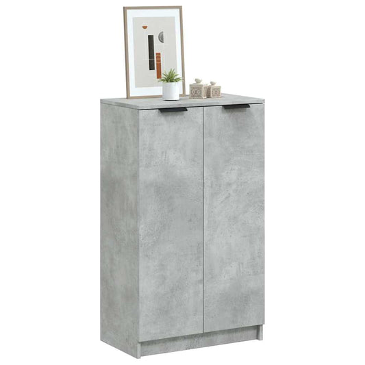 Shoe Cabinet | Concrete grey | Engineered wood | Medium | Shoe Cabinet