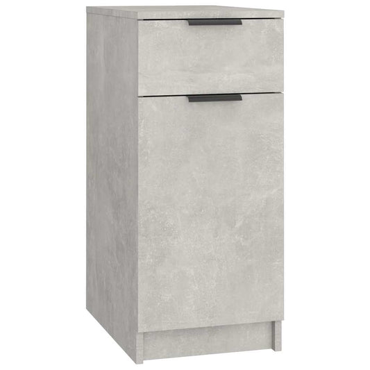 Desk Cabinet Concrete Grey 33.5x50x75 cm Engineered Wood