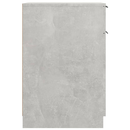 Desk Cabinet | Concrete grey | Engineered wood | Compact | Desk Cabinet