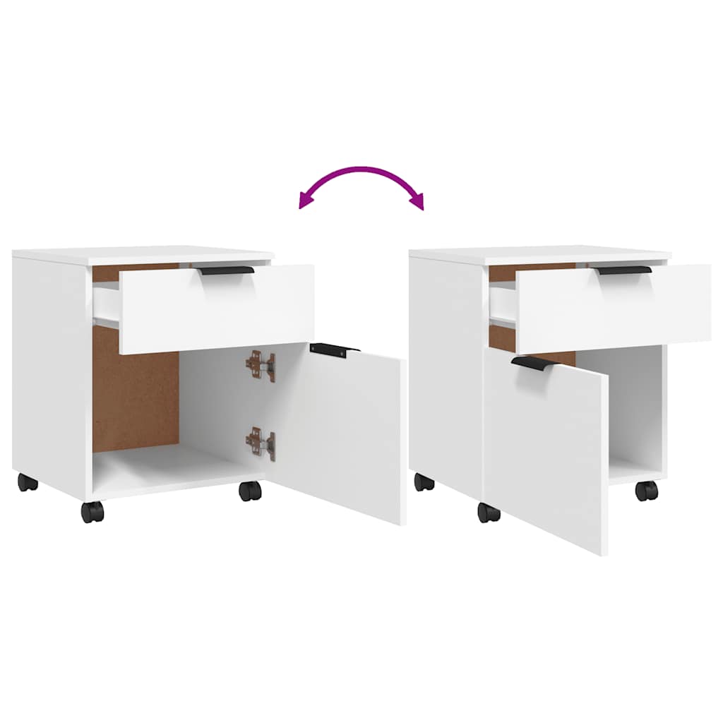 File Cabinet | White | Engineered wood | Medium | File Cabinet