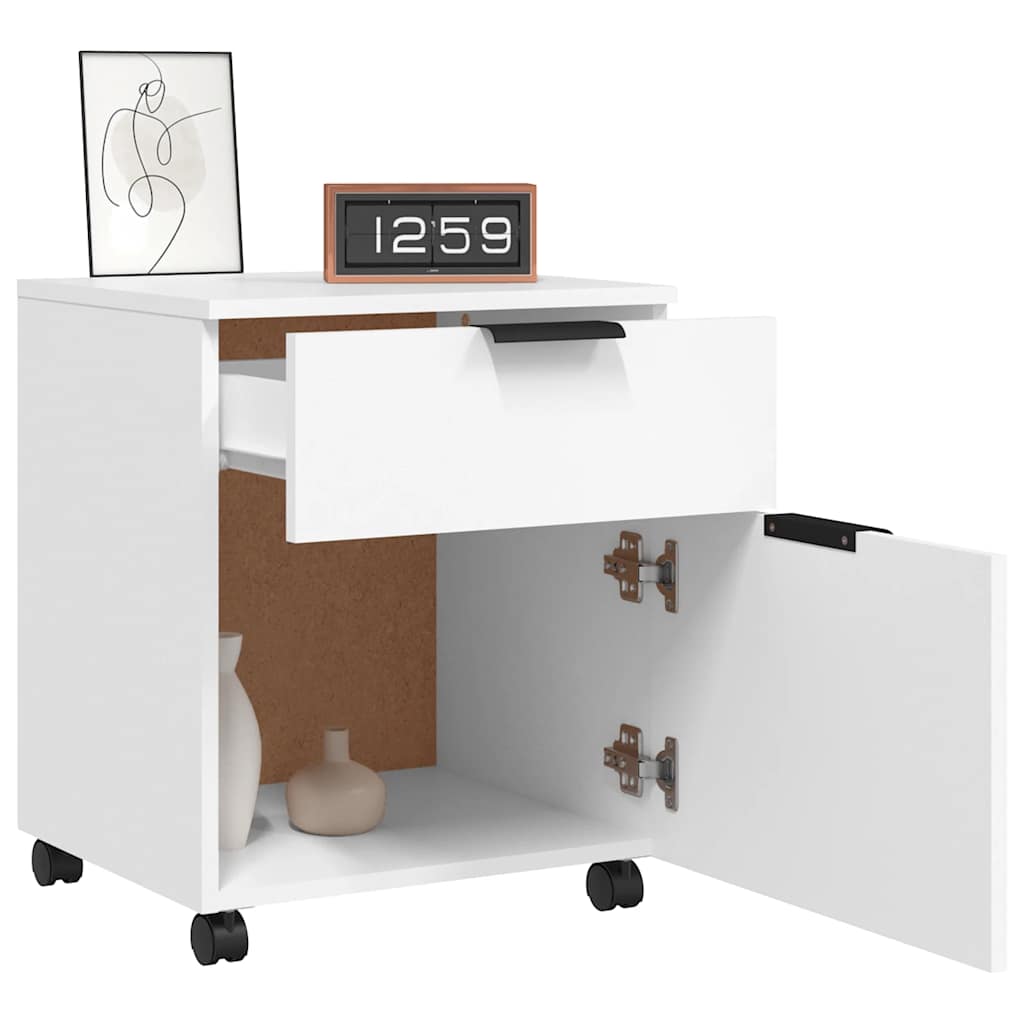 File Cabinet | White | Engineered wood | Medium | File Cabinet