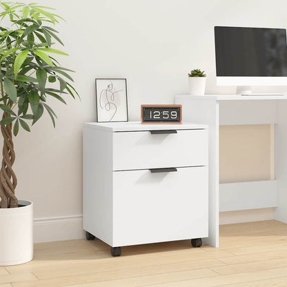 File Cabinet | White | Engineered wood | Medium | File Cabinet