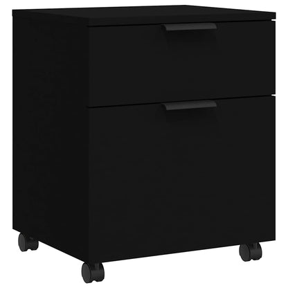 File Cabinet | Black | Engineered wood | 45x38x54 cm | File Cabinet