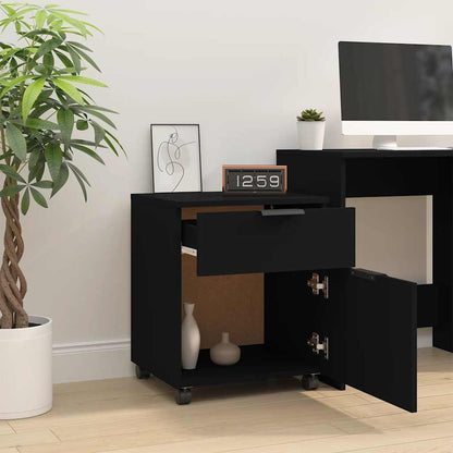 File Cabinet | Black | Engineered wood | 45x38x54 cm | File Cabinet