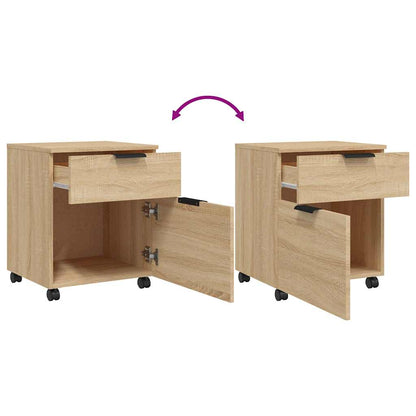 File Cabinet | Sonoma oak | Engineered wood | 45x38x54 cm | Swivel