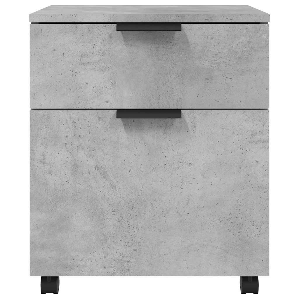 File Cabinet | Concrete Grey | Engineered Wood | Medium | File Cabinet