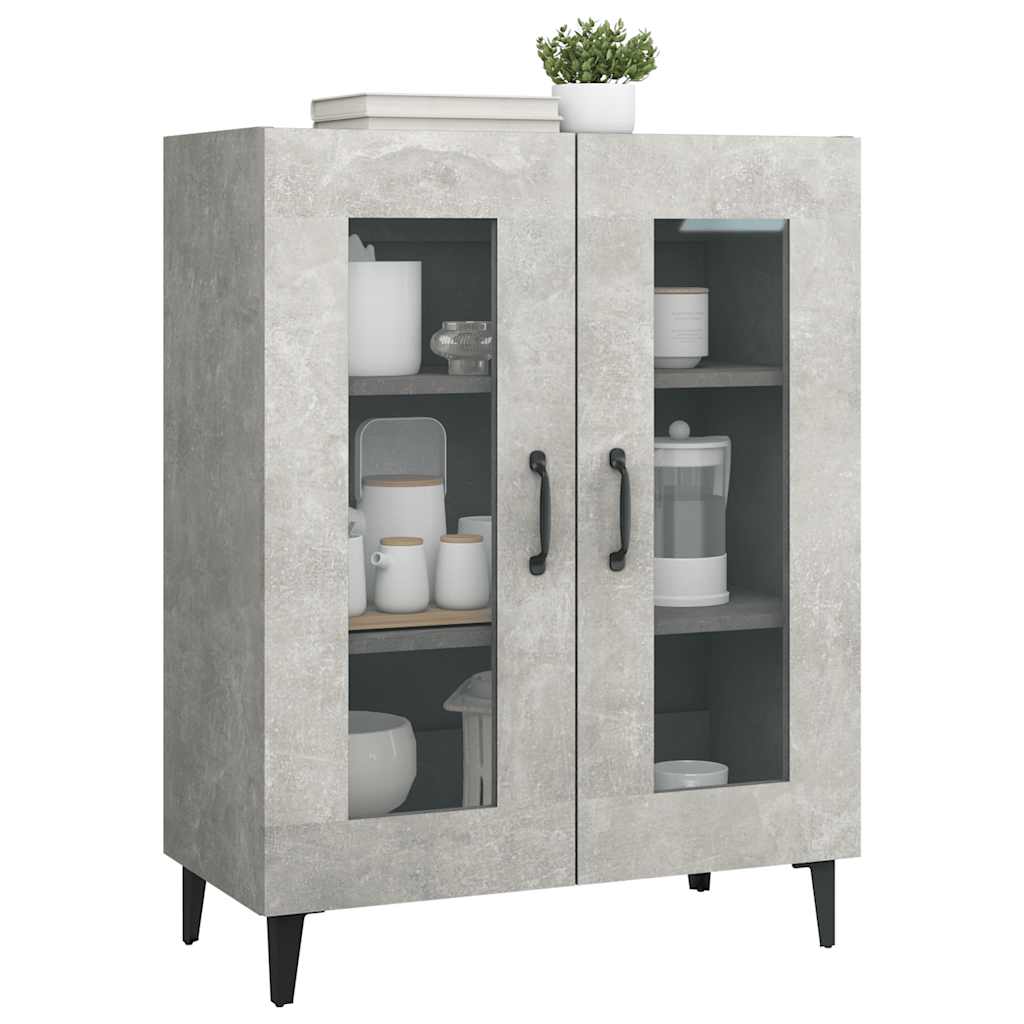 Sideboard Concrete Grey 69.5x34x90 cm Engineered Wood