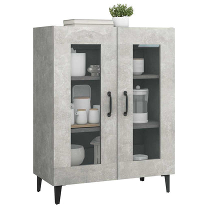 Sideboard Concrete Grey 69.5x34x90 cm Engineered Wood