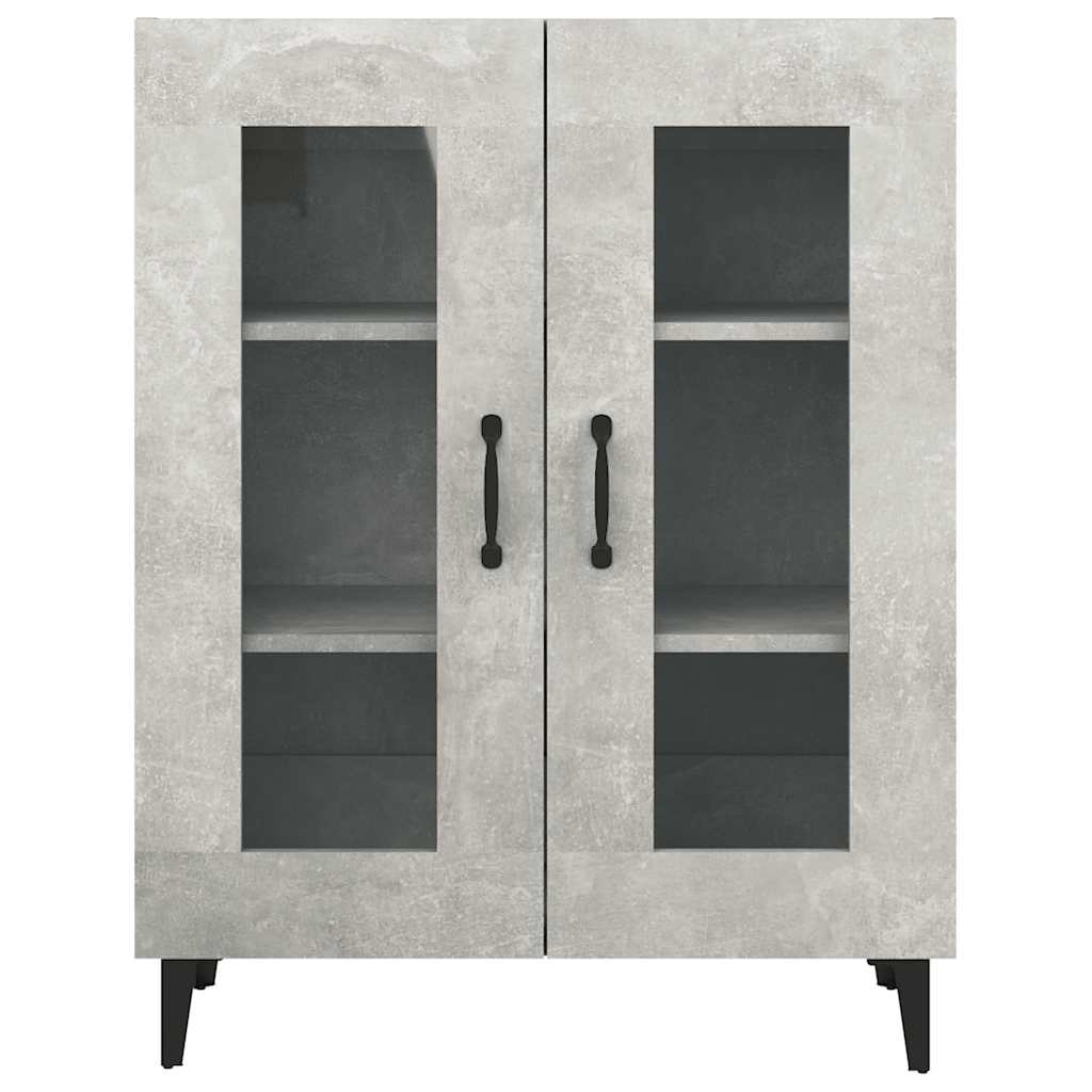 Sideboard Concrete Grey 69.5x34x90 cm Engineered Wood