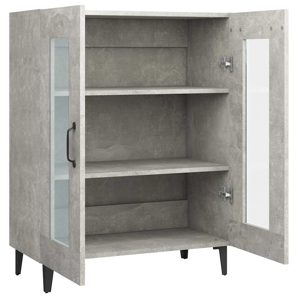 Sideboard Concrete Grey 69.5x34x90 cm Engineered Wood