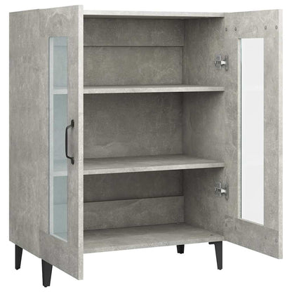Sideboard Concrete Grey 69.5x34x90 cm Engineered Wood